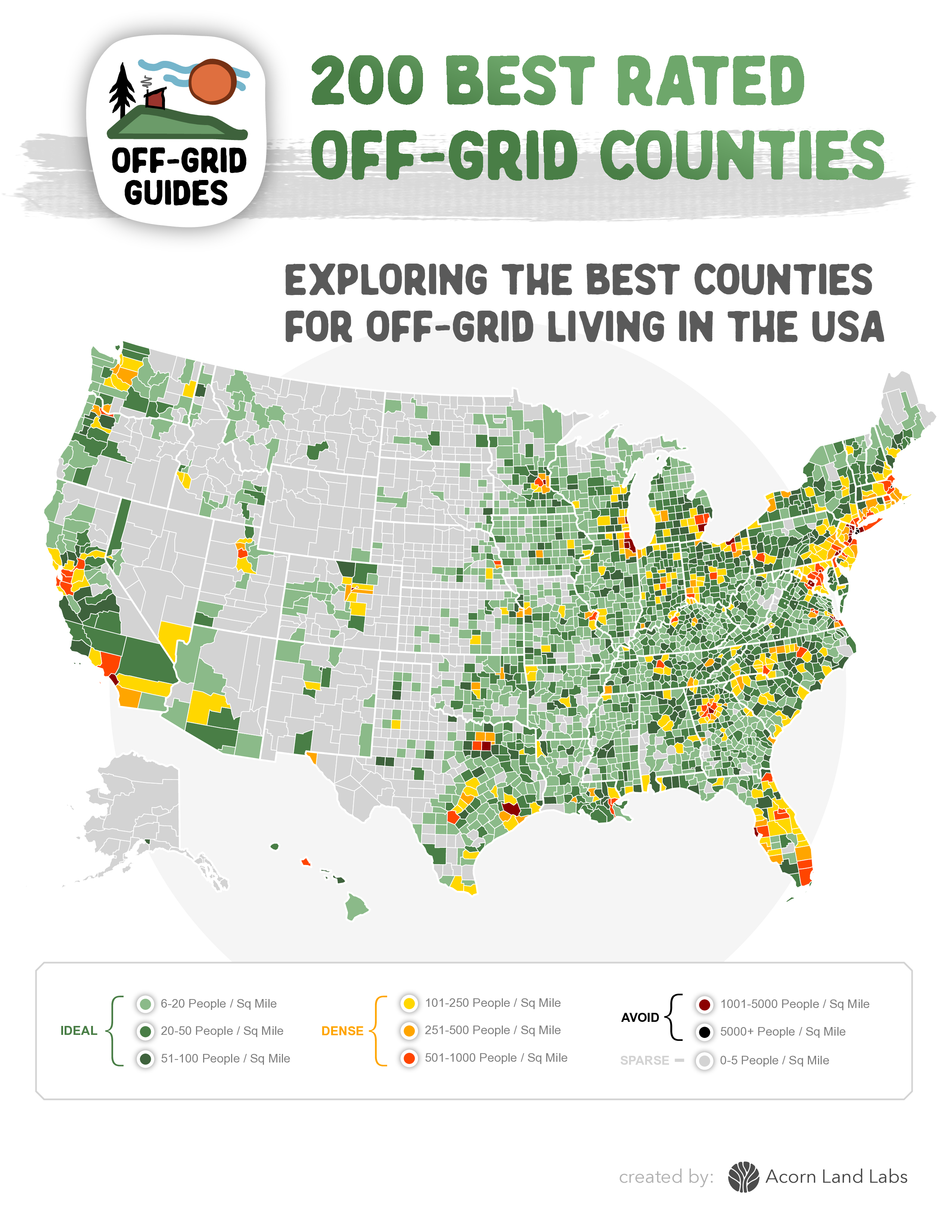 Best USA Counties for Off-Grid Guide Living PDF Download