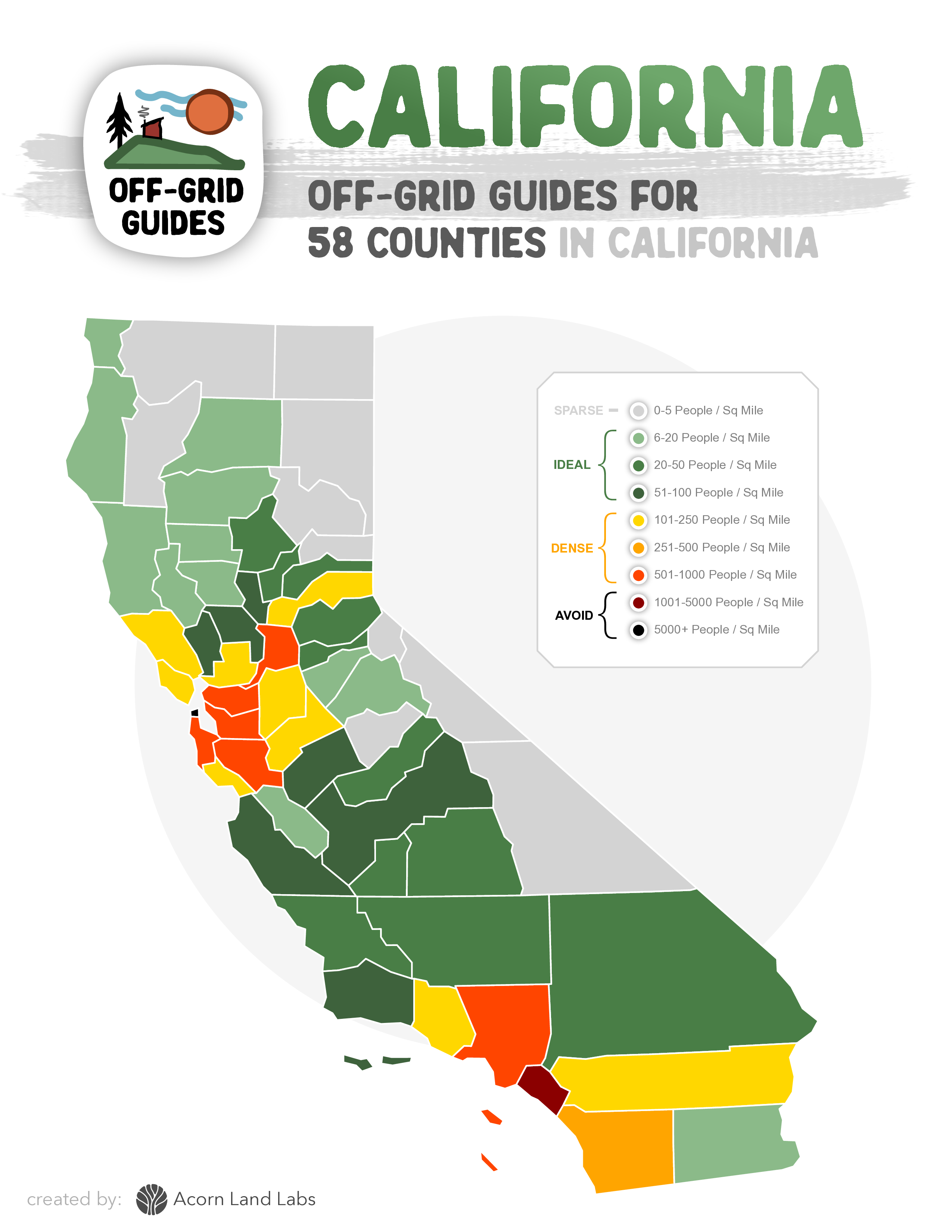 California Off-Grid Guide PDF Download: 58 Counties Rated