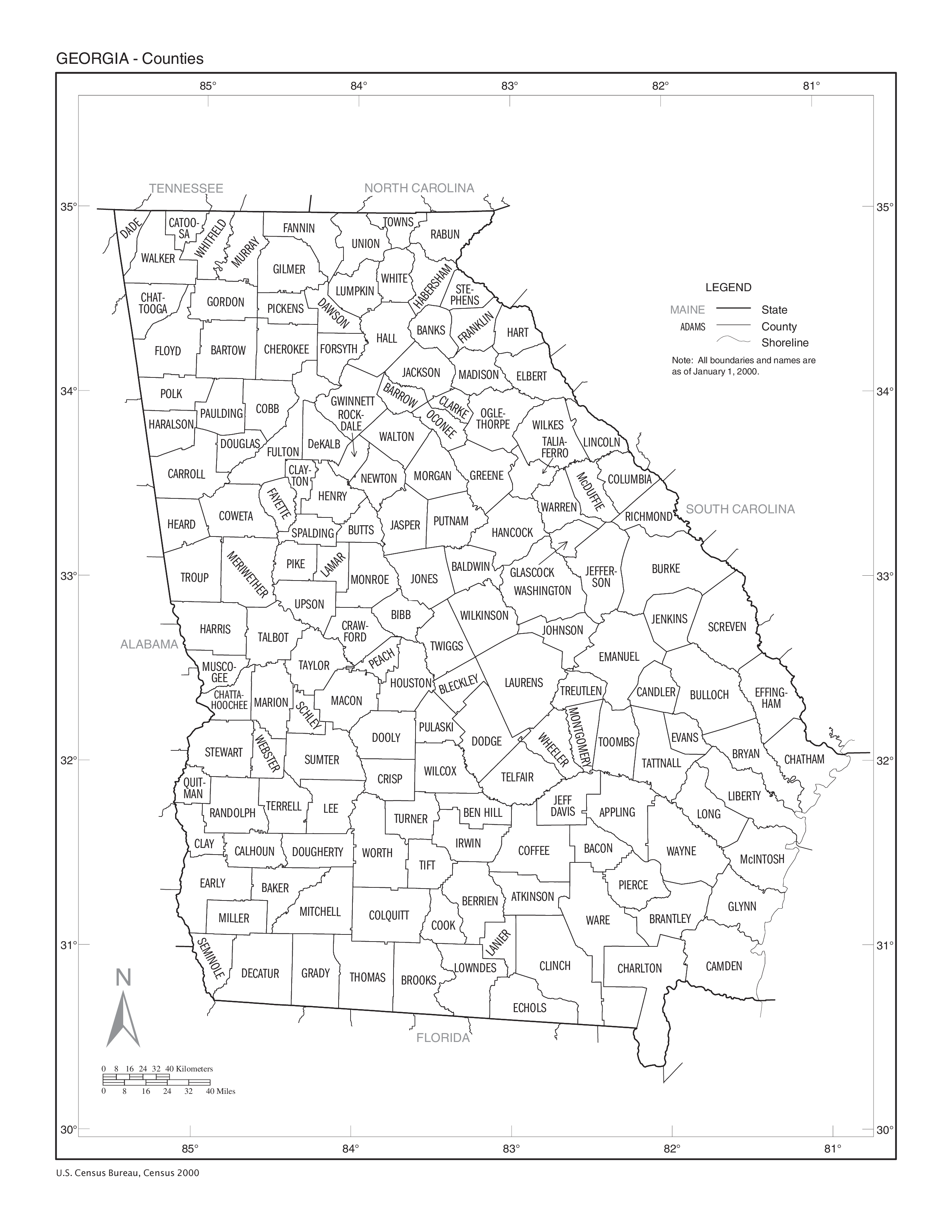 Georgia Off-Grid Guide PDF Download: 159 Counties Rated