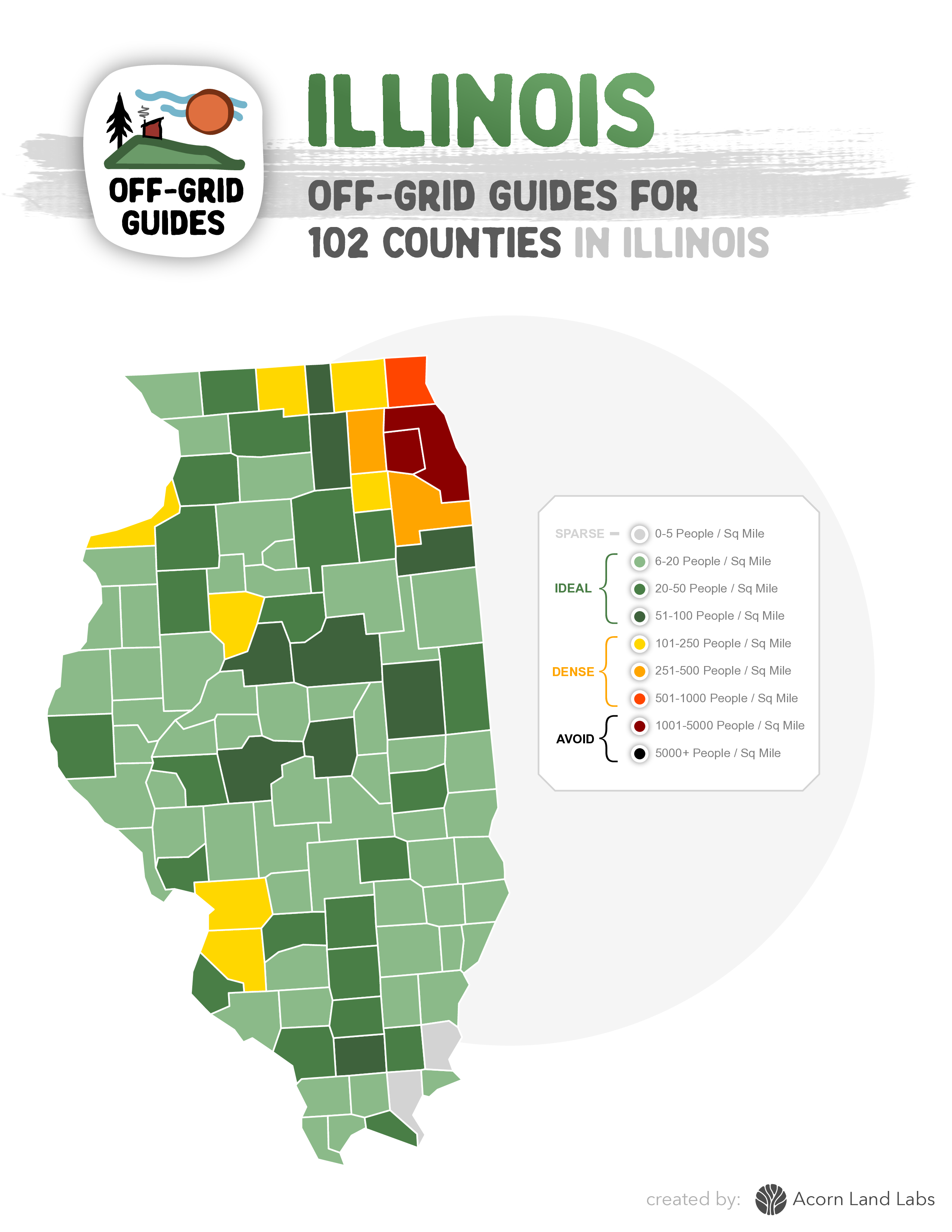 Illinois Off-Grid Guide PDF Download: 102 Counties Rated