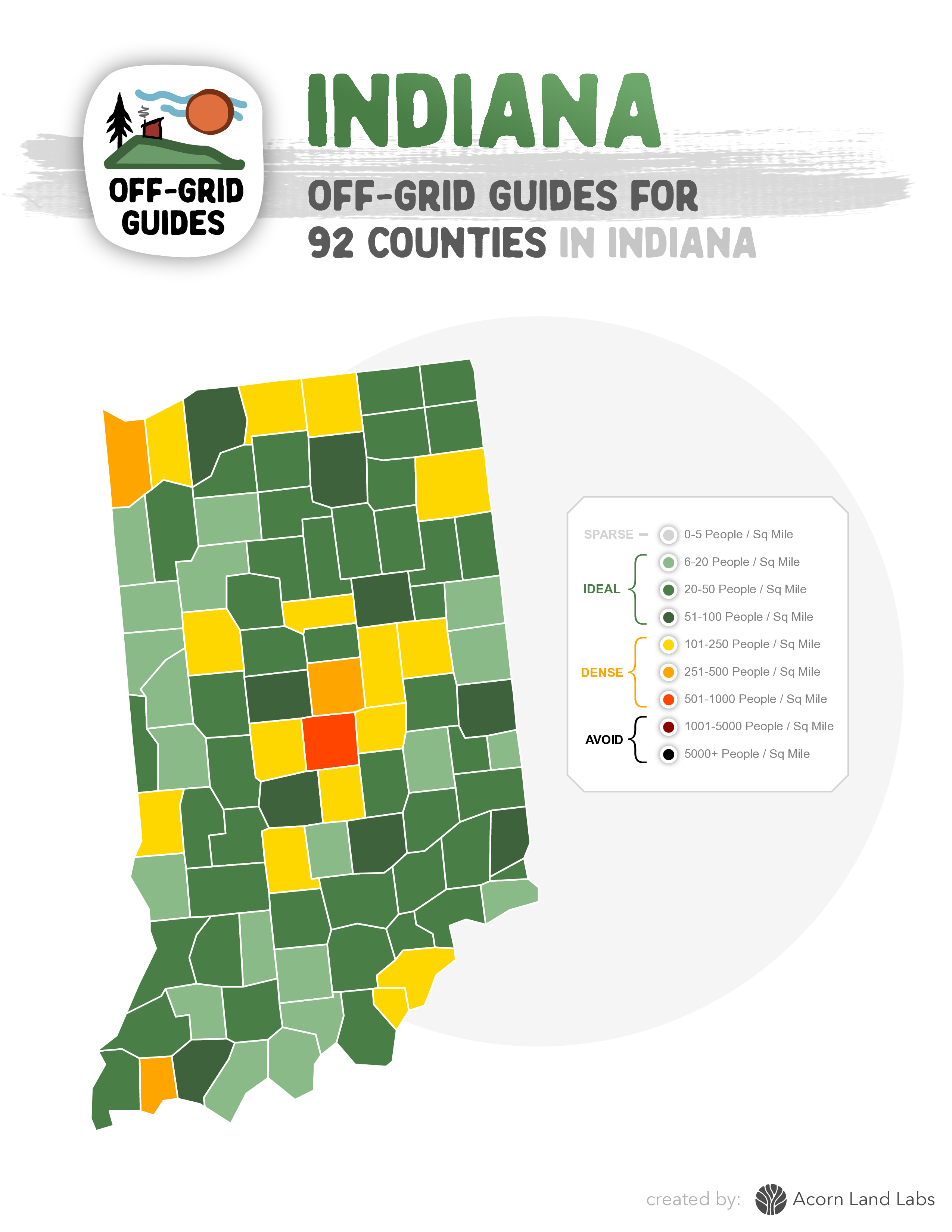 Indiana Off-Grid Guide PDF Download: 92 Counties Rated