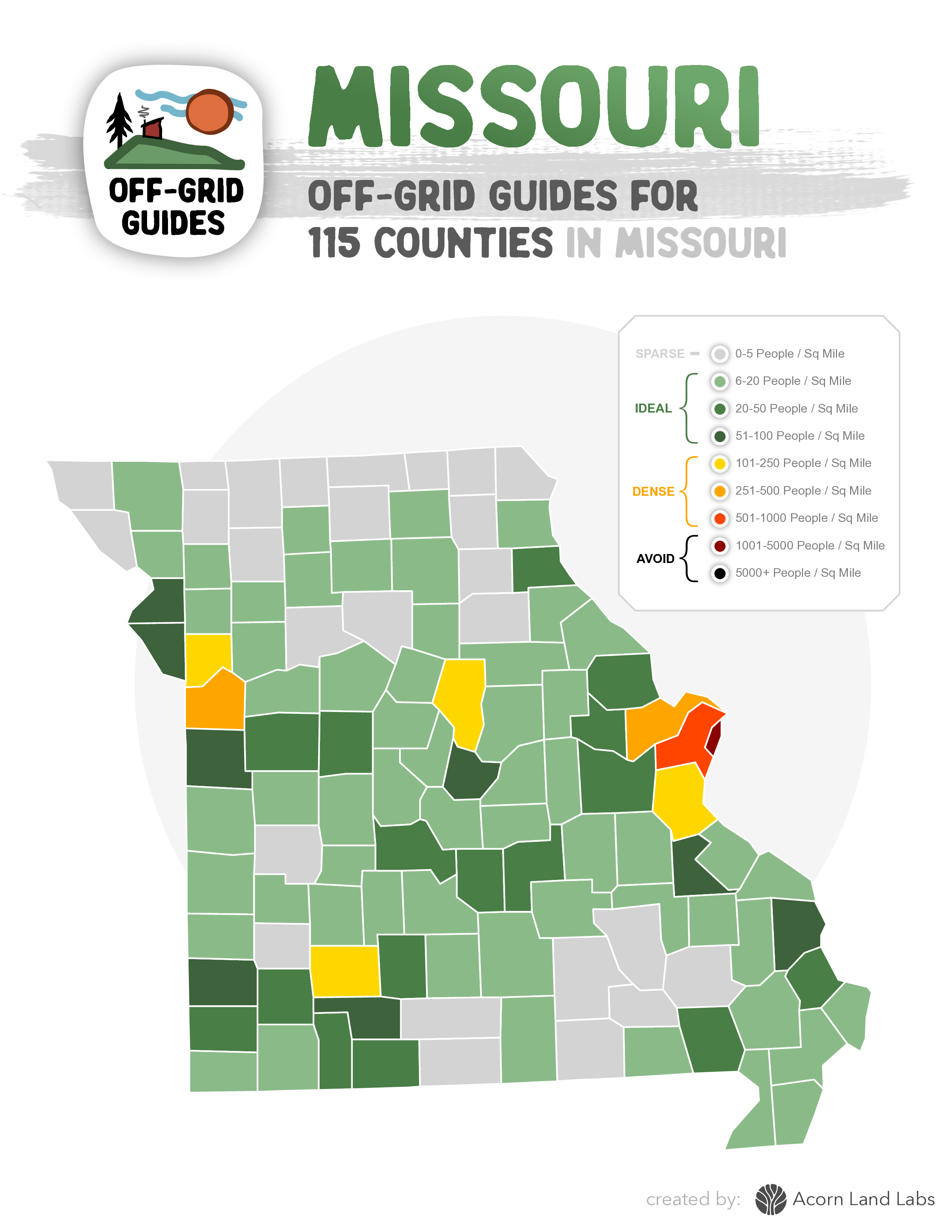 Missouri Off-Grid Guide PDF Download: 115 Counties Rated