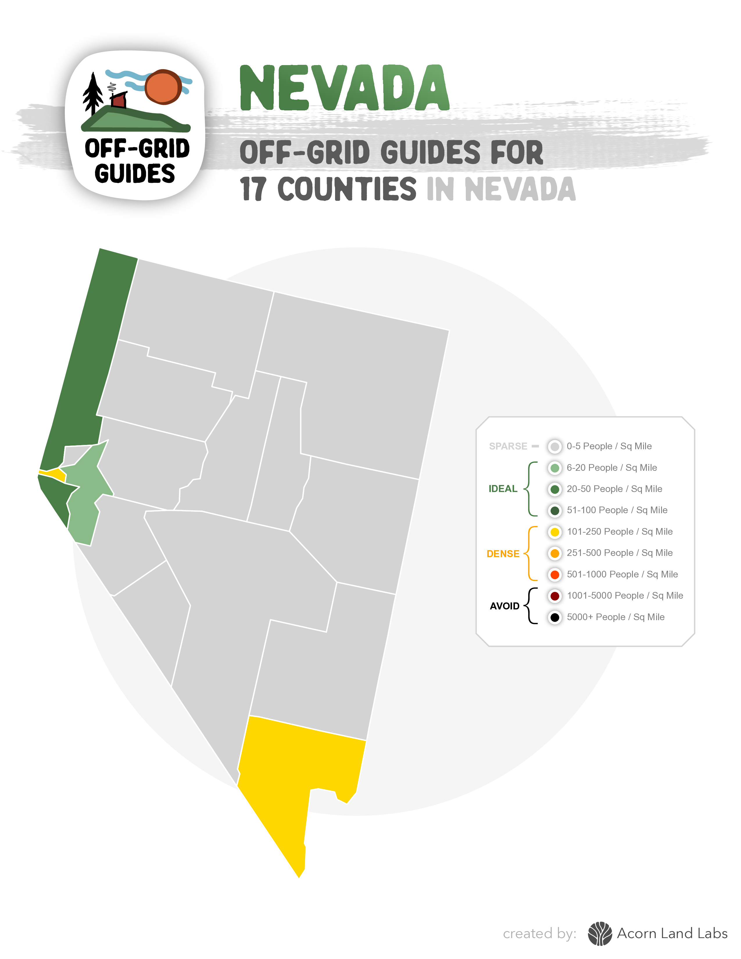 Nevada Off-Grid Guide PDF Download: 17 Counties Rated