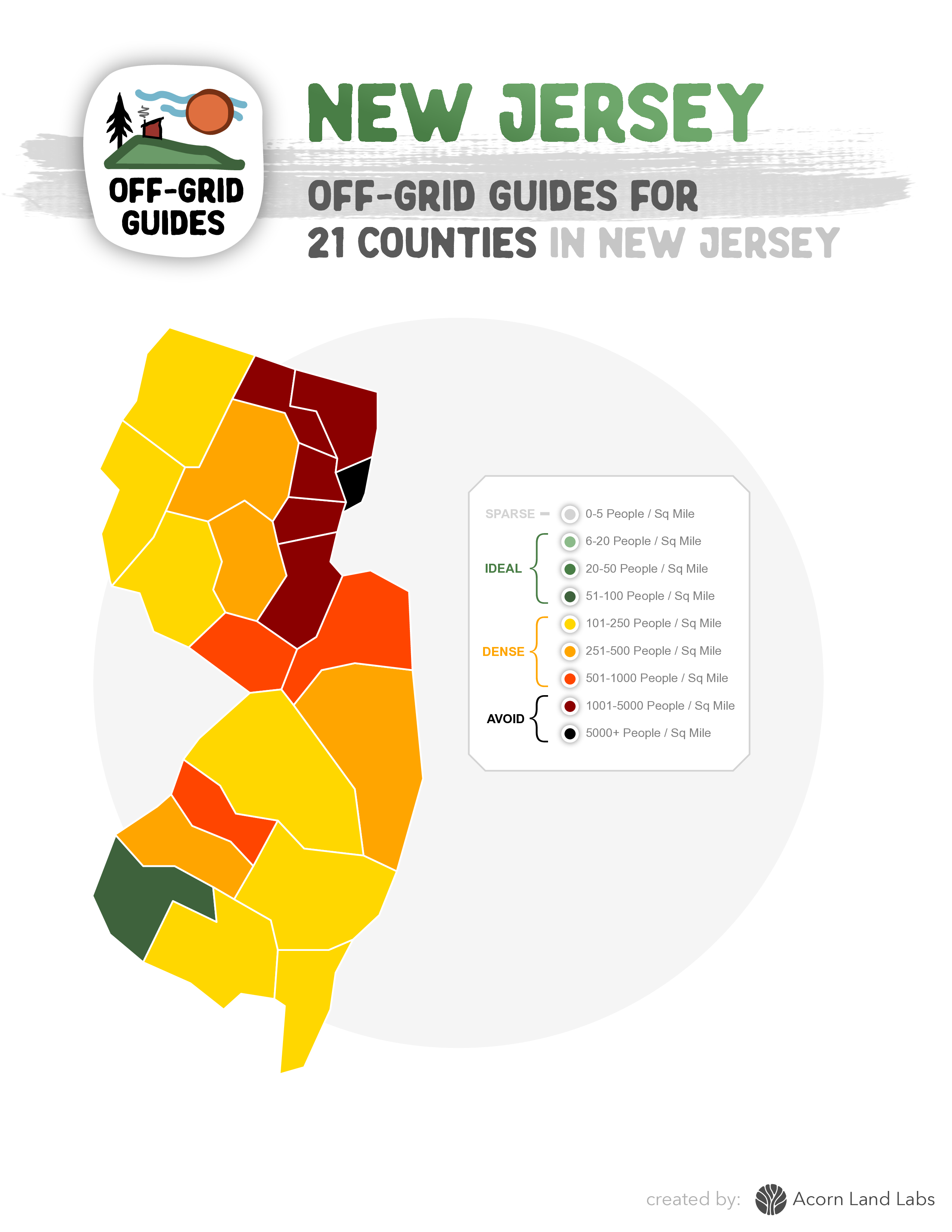 New Jersey Off-Grid Guide PDF Download: 21 Counties Rated