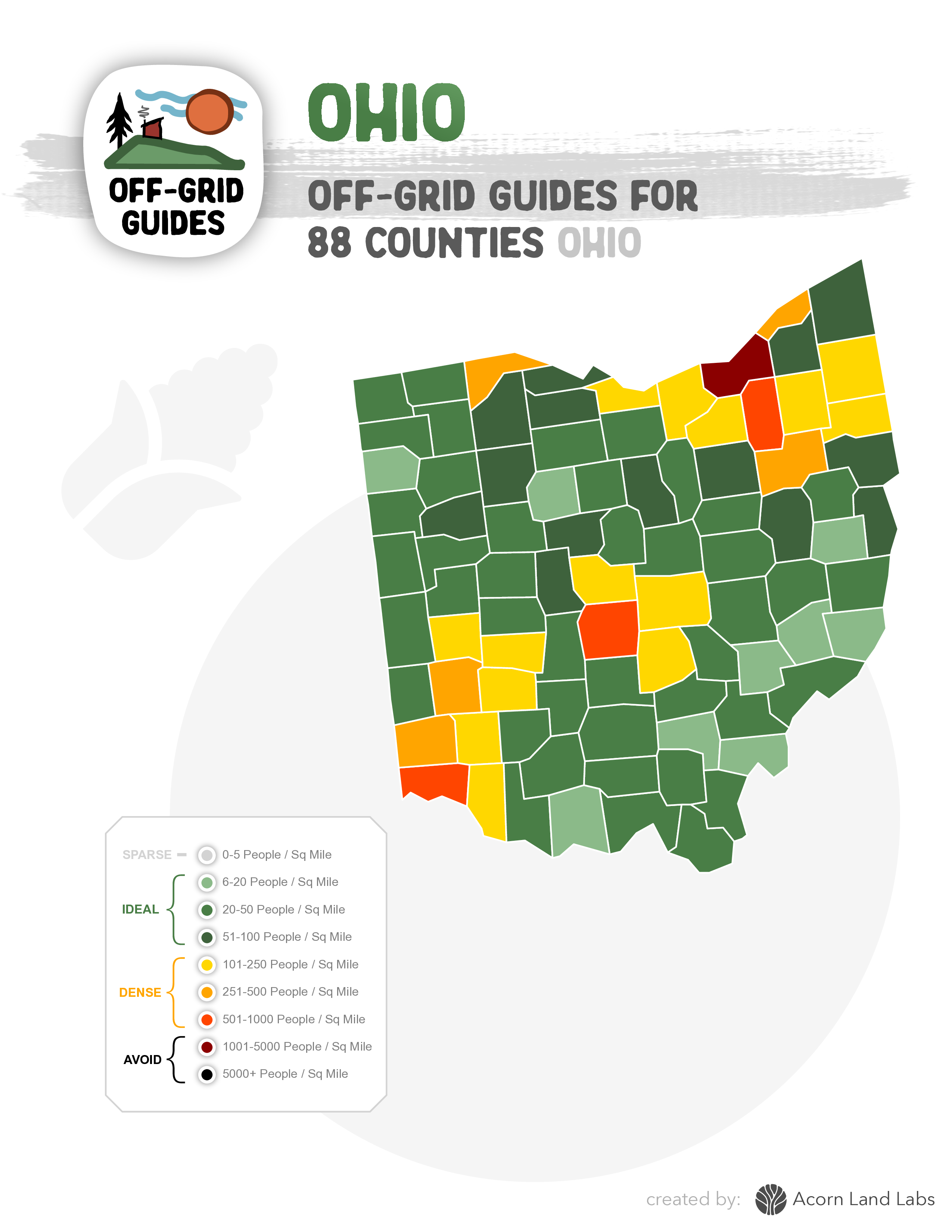 Ohio Off-Grid Guide PDF Download: 88 Counties Rated