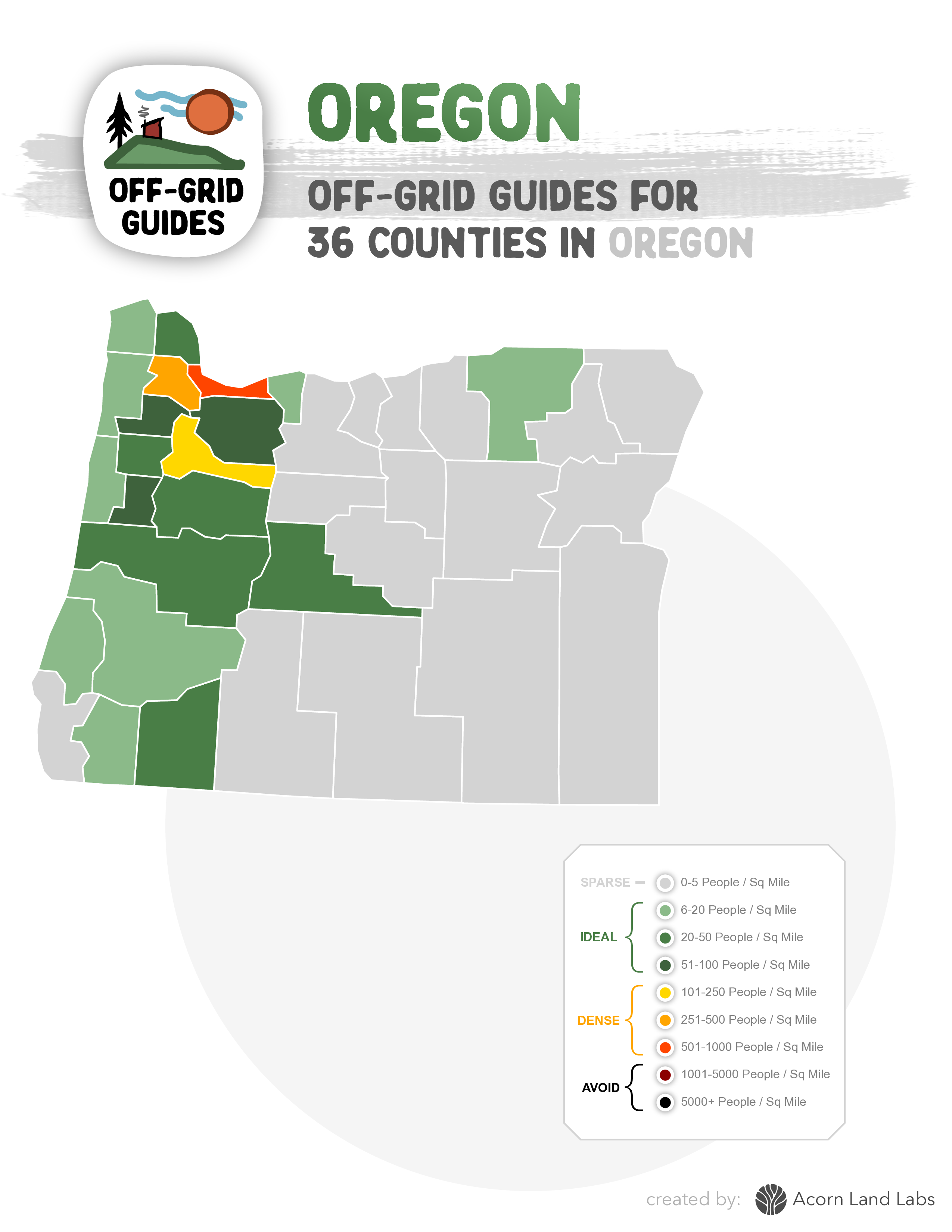 Oregon Off-Grid Guide PDF Download: 36 Counties Rated