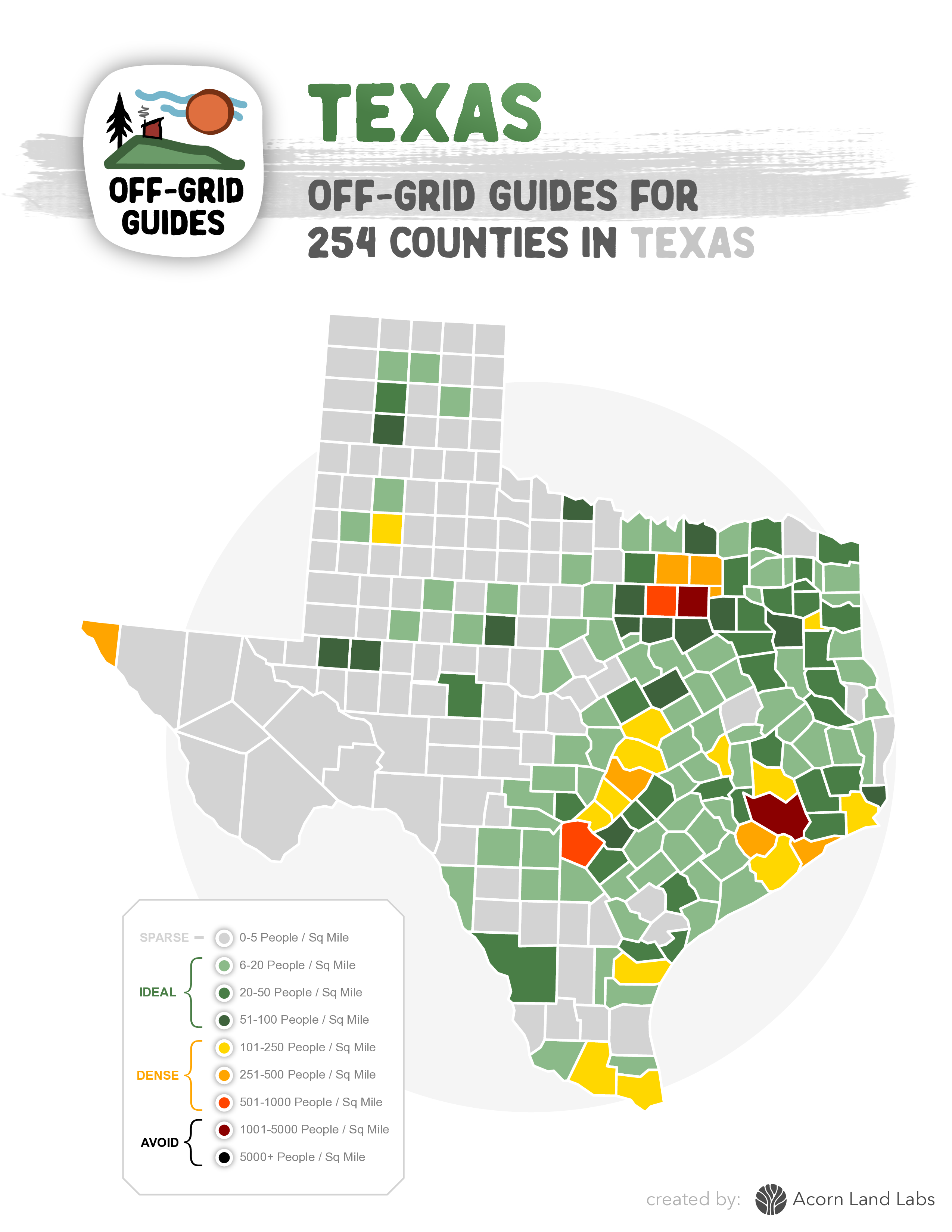 Texas Off-Grid Guide PDF Download: 254 Counties Rated