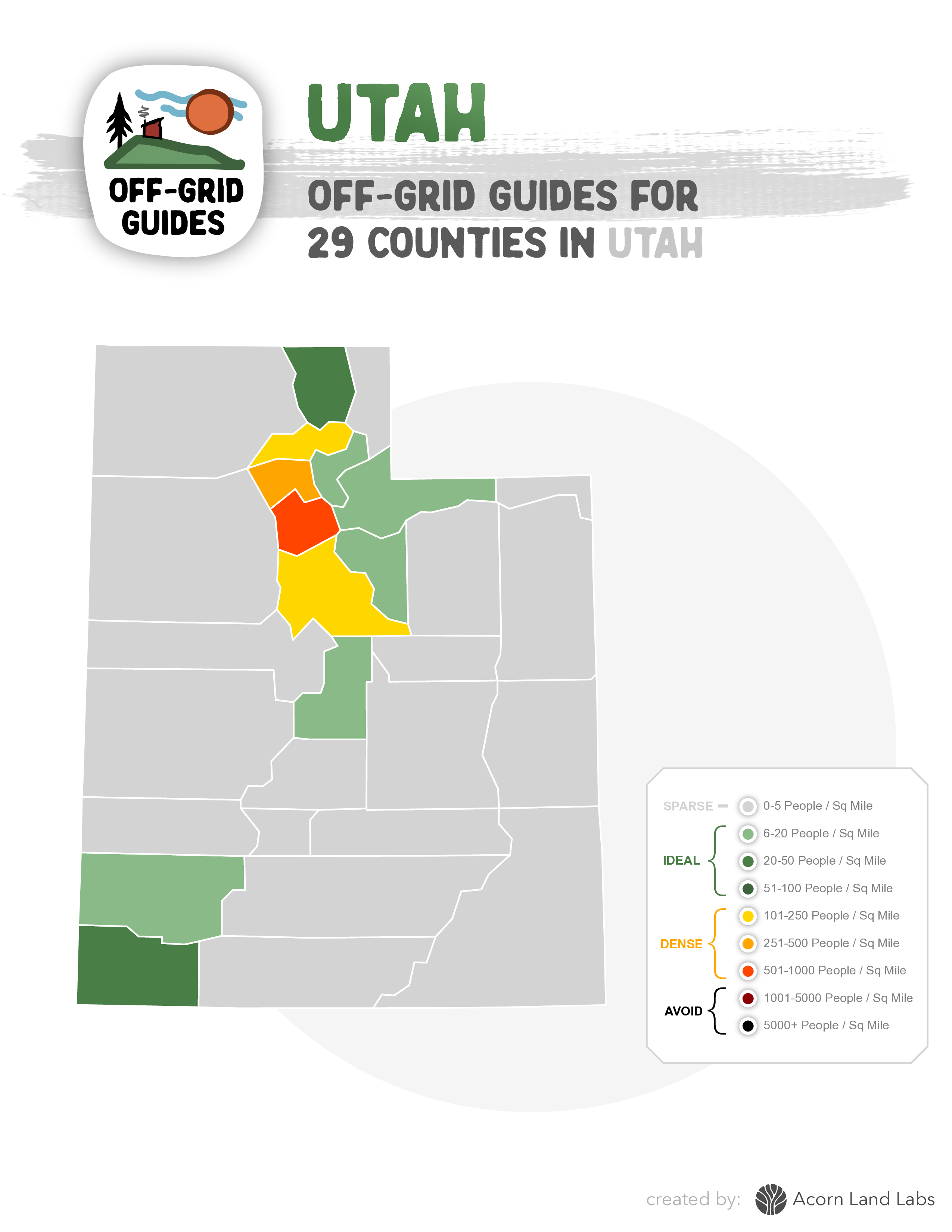 Utah Off-Grid Guide PDF Download: 29 Counties Rated