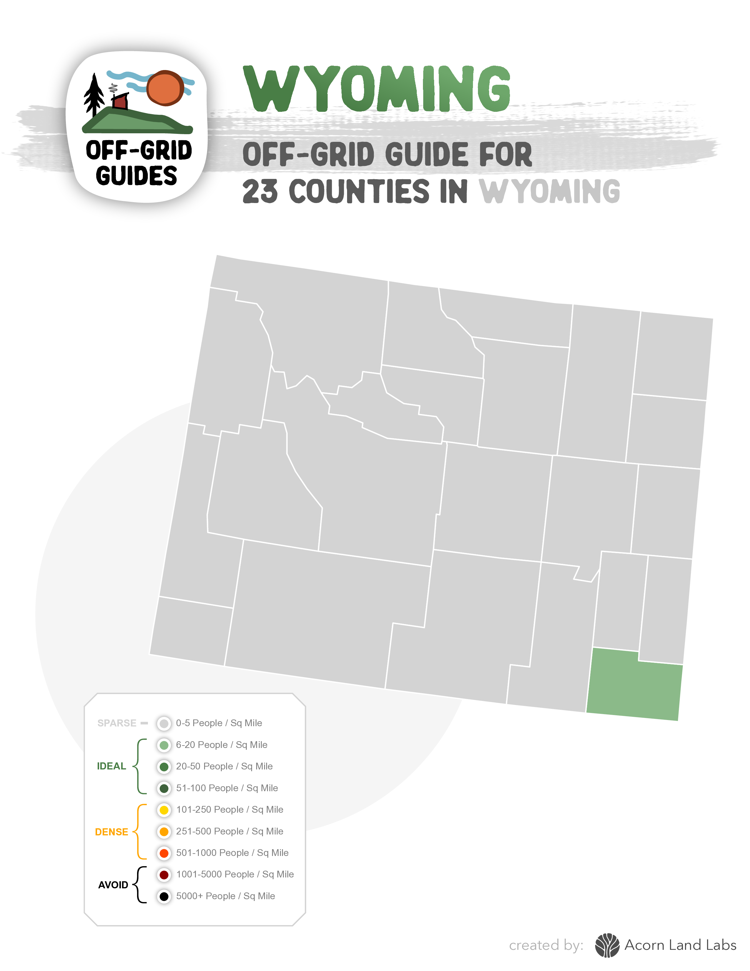 Wyoming Off-Grid Guide PDF Download: 23 Counties Rated